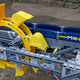 That spinning excavating wheel looks ready to take a bite out of the earth.